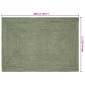 vidaXL Χαλιά χώρου Ορθογώνιος Λαδί 140 x 200 cm Γιούτα