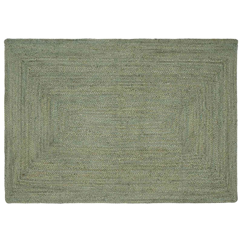 vidaXL Χαλιά χώρου Ορθογώνιος Λαδί 140 x 200 cm Γιούτα