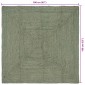 vidaXL Χαλιά χώρου Ορθογώνιος Λαδί 160 x 160 cm Γιούτα