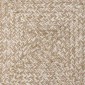 vidaXL Χαλιά χώρου Φυσικό και Λευκό 60 x 110 cm Γιούτα