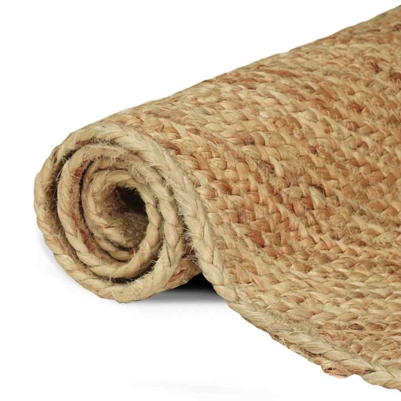 vidaXL Χαλιά χώρου Φυσικό 120 x 170 cm Γιούτα
