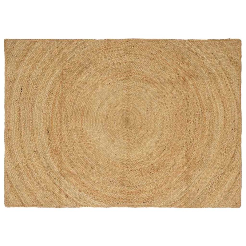 vidaXL Χαλιά χώρου Φυσικό 120 x 170 cm Γιούτα