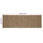 vidaXL Χαλιά χώρου Γκρι 60 x 300 cm Γιούτα