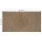 vidaXL Χαλιά χώρου Γκρι 80 x 150 cm Γιούτα