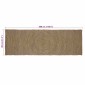 vidaXL Χαλιά χώρου Γκρι 80 x 300 cm Γιούτα