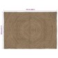 vidaXL Χαλιά χώρου Γκρι 120 x 170 cm Γιούτα