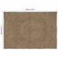 vidaXL Χαλιά χώρου Γκρι 140 x 200 cm Γιούτα