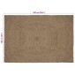 vidaXL Χαλιά χώρου Γκρι 160 x 230 cm Γιούτα