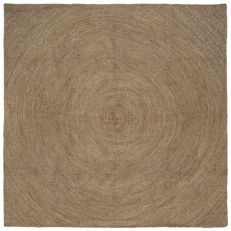 vidaXL Χαλιά χώρου Γκρι 200 x 200 cm Γιούτα