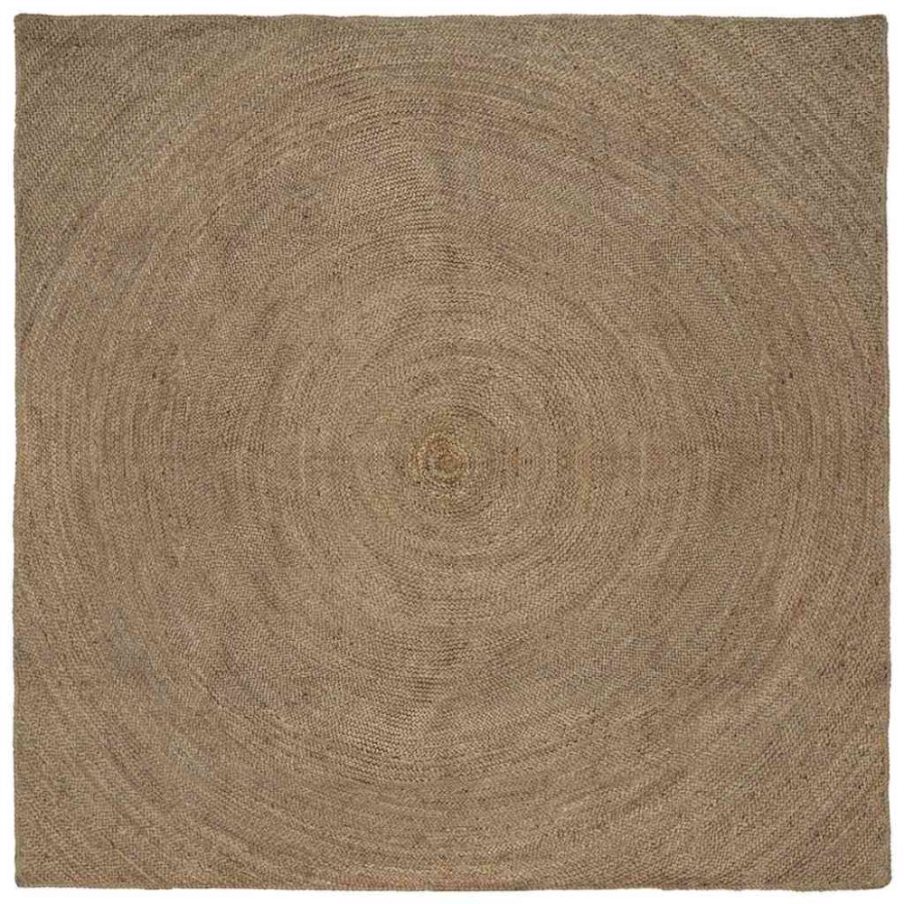 vidaXL Χαλιά χώρου Γκρι 240 x 240 cm Γιούτα