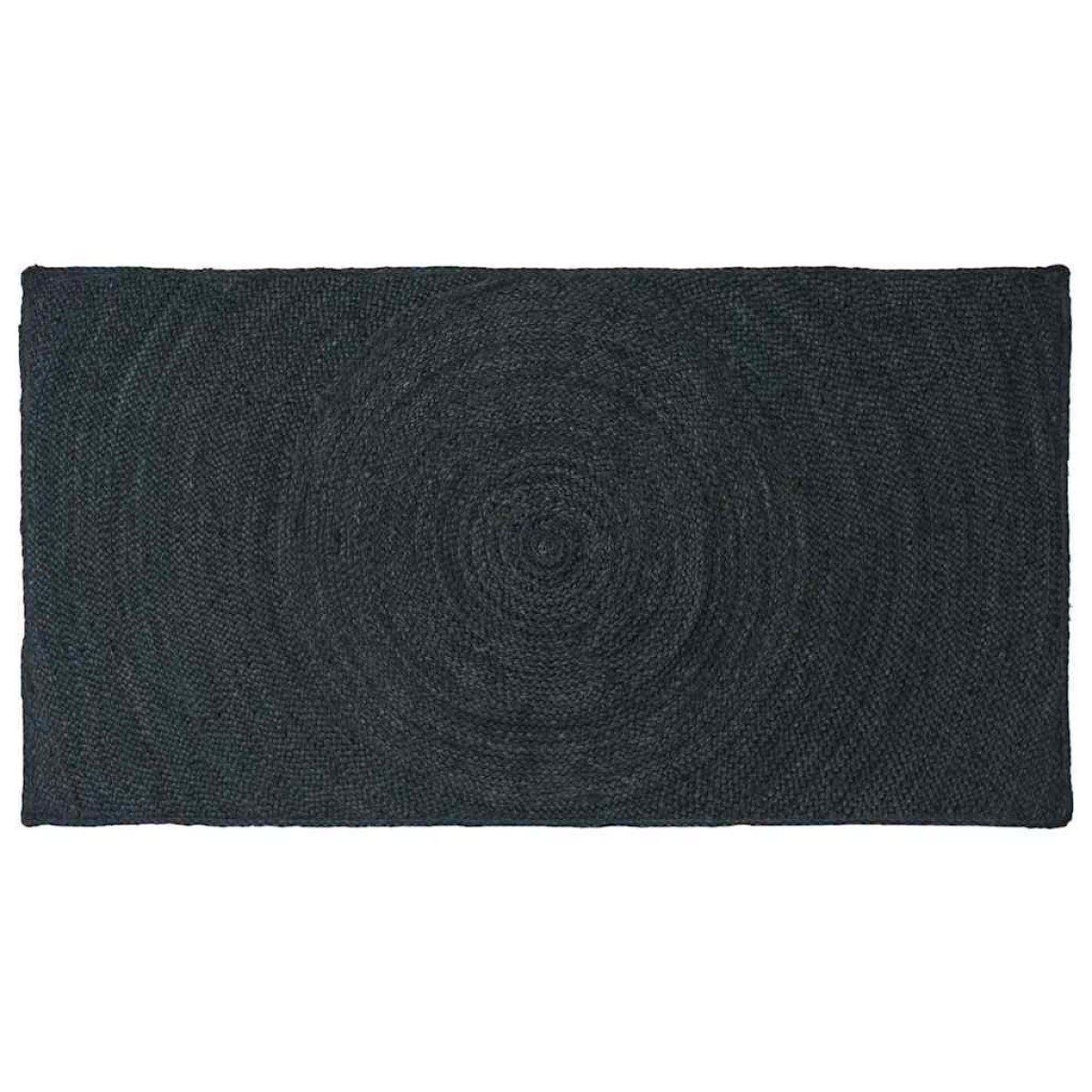 vidaXL Χαλιά χώρου Σκούρο Γκρι 80 x 150 cm Γιούτα