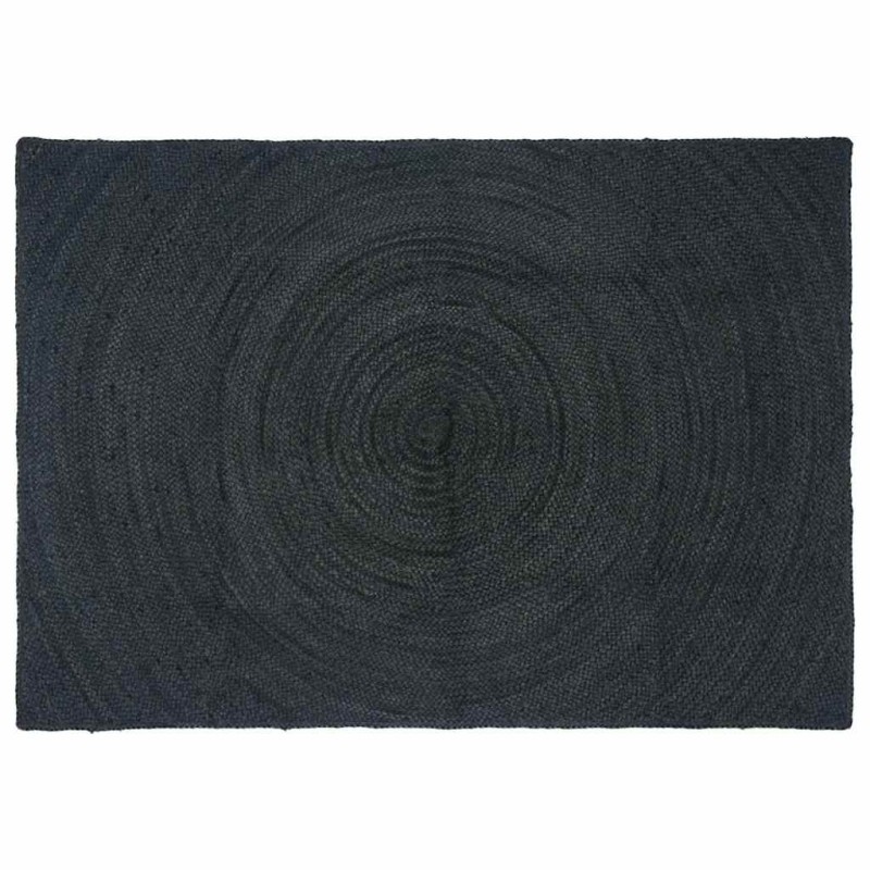 vidaXL Χαλιά χώρου Σκούρο Γκρι 140 x 200 cm Γιούτα