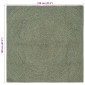 vidaXL Χαλιά χώρου Λαδί 120 x 120 cm Γιούτα