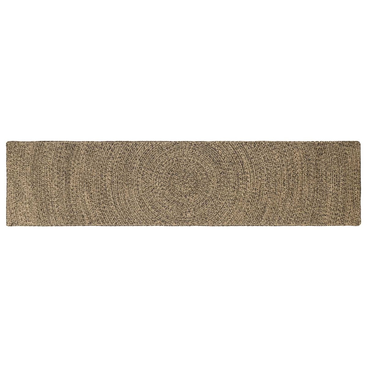 vidaXL Χαλιά χώρου Φυσικό και Μαύρο 60 x 300 cm Γιούτα