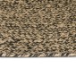 vidaXL Χαλιά χώρου Φυσικό και Μαύρο 120 x 120 cm Γιούτα