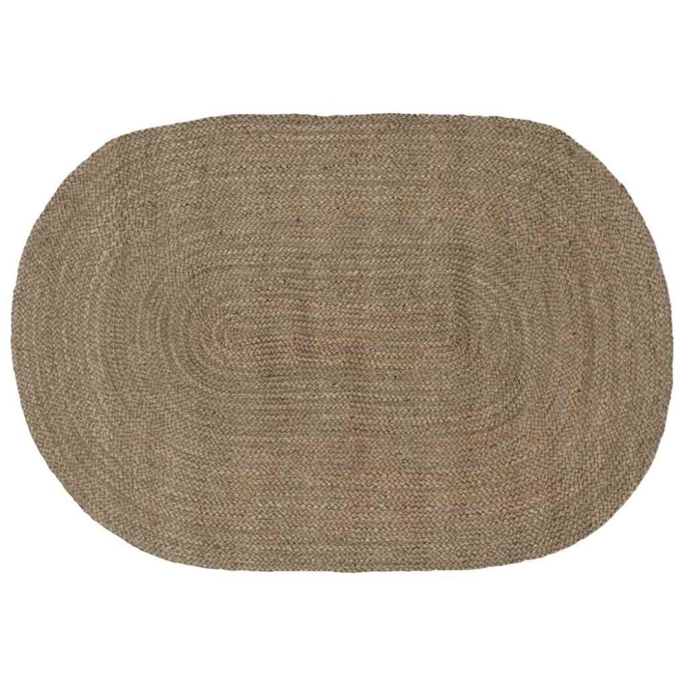 vidaXL Χαλιά χώρου Γκρι 122 x 183 cm Γιούτα