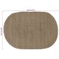 vidaXL Χαλιά χώρου Γκρι 122 x 183 cm Γιούτα