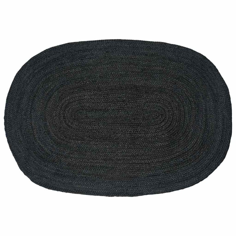 vidaXL Χαλιά χώρου Σκούρο Γκρι 122 x 183 cm Γιούτα