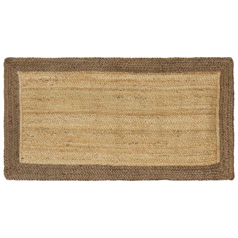 vidaXL Χαλιά χώρου Γκρι 60 x 110 cm Γιούτα