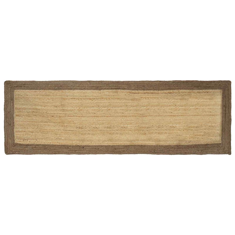 vidaXL Χαλιά χώρου Γκρι 80 x 300 cm Γιούτα