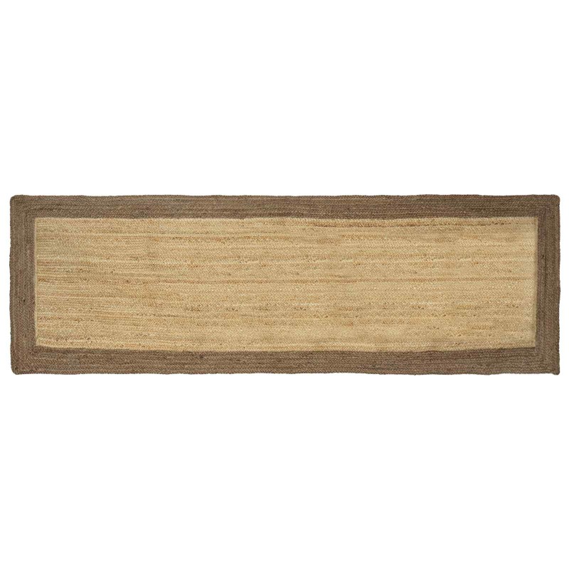 vidaXL Χαλιά χώρου Γκρι 80 x 300 cm Γιούτα