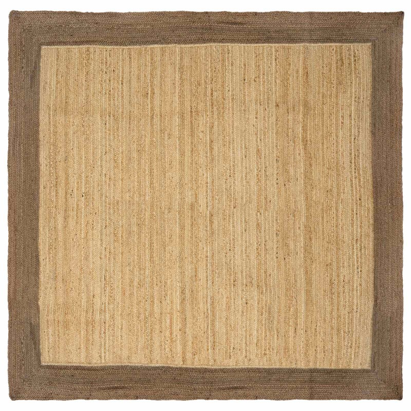 vidaXL Χαλιά χώρου Γκρι 240 x 240 cm Γιούτα