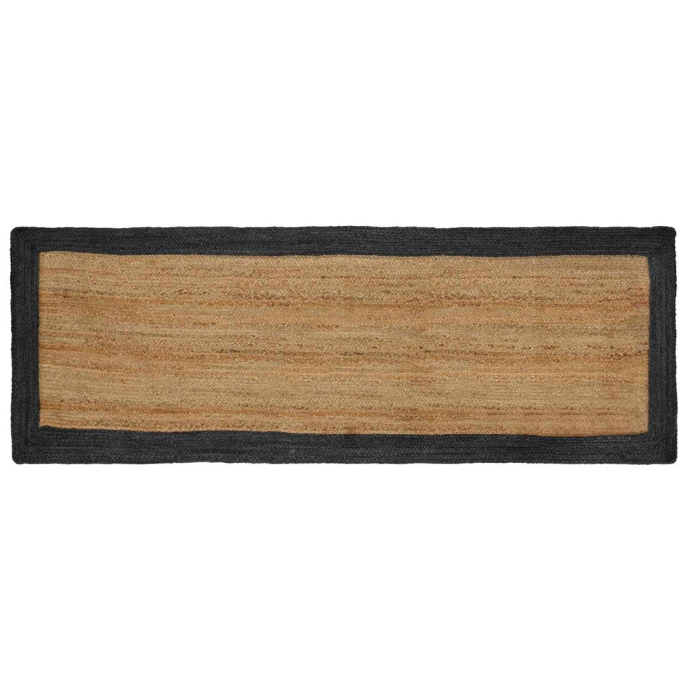 vidaXL Χαλιά χώρου Σκούρο Γκρι 80 x 250 cm Γιούτα