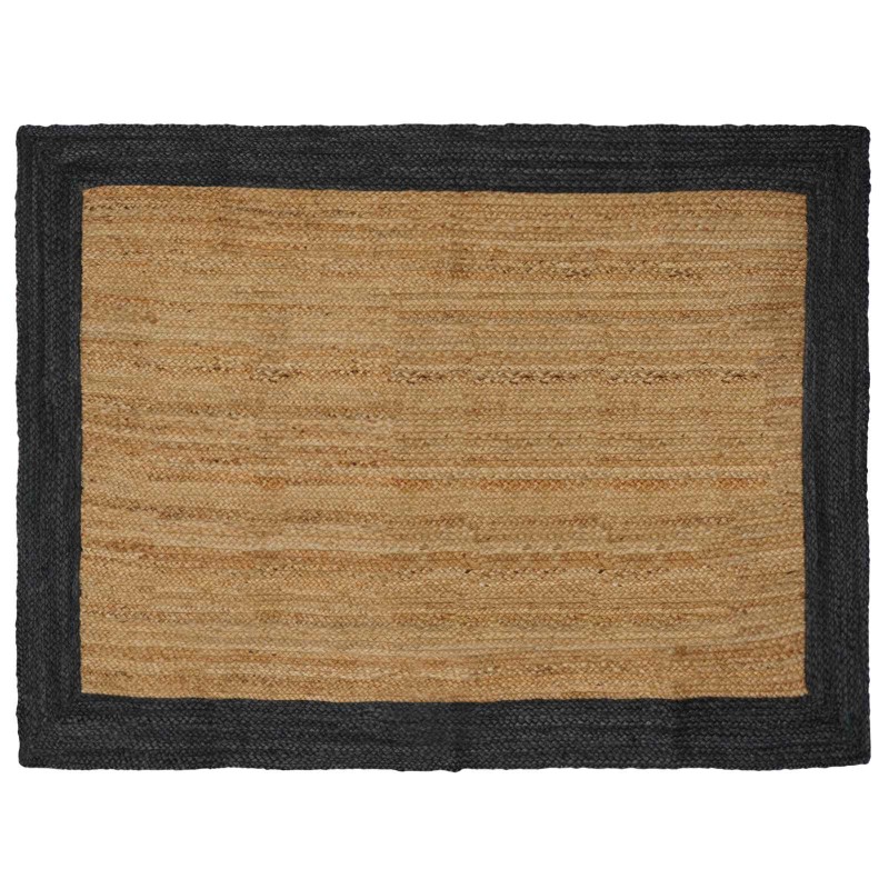 vidaXL Χαλιά χώρου Σκούρο Γκρι 120 x 170 cm Γιούτα