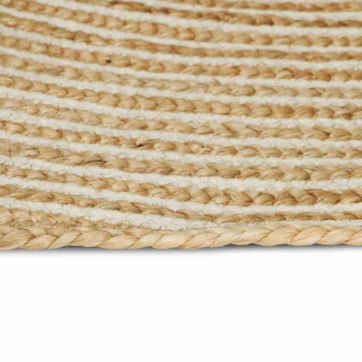vidaXL Χαλιά χώρου Λευκό 80 x 250 cm Γιούτα