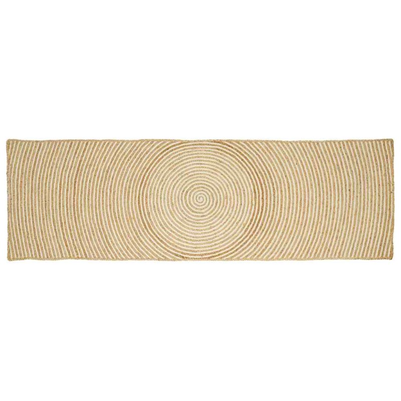 vidaXL Χαλιά χώρου Λευκό 80 x 250 cm Γιούτα