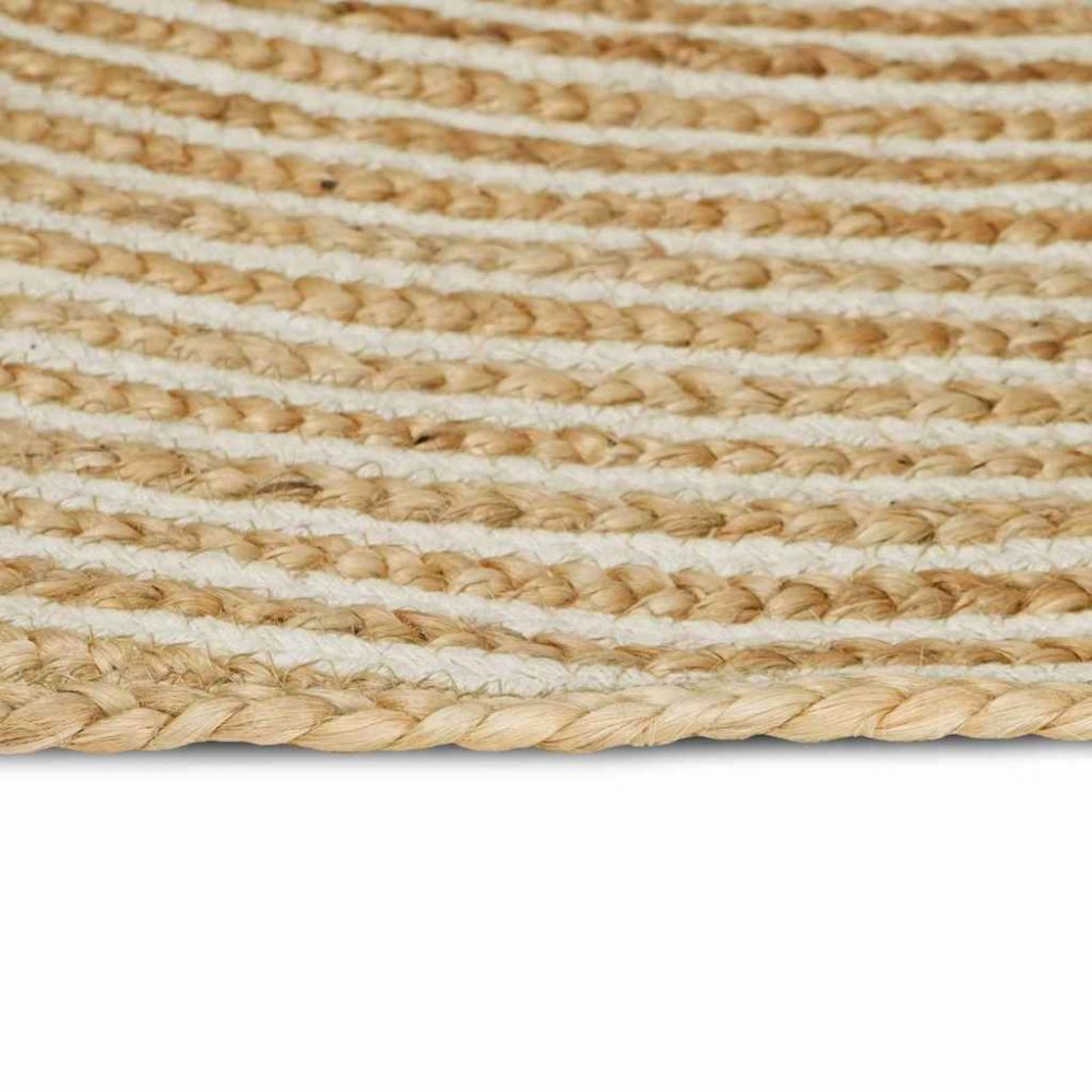 vidaXL Χαλιά χώρου Λευκό 140 x 200 cm Γιούτα