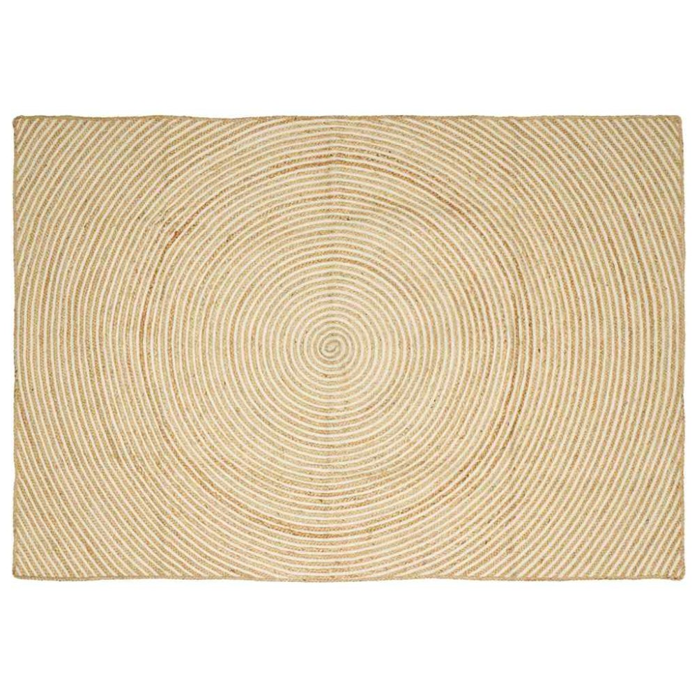 vidaXL Χαλιά χώρου Λευκό 160 x 230 cm Γιούτα