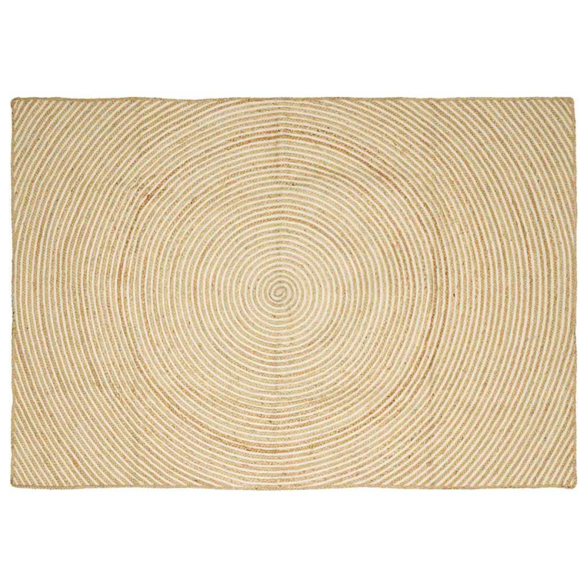 vidaXL Χαλιά χώρου Λευκό 160 x 230 cm Γιούτα