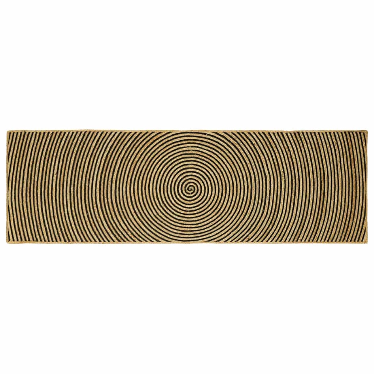 vidaXL Χαλιά χώρου Μαύρο 80 x 250 cm Γιούτα