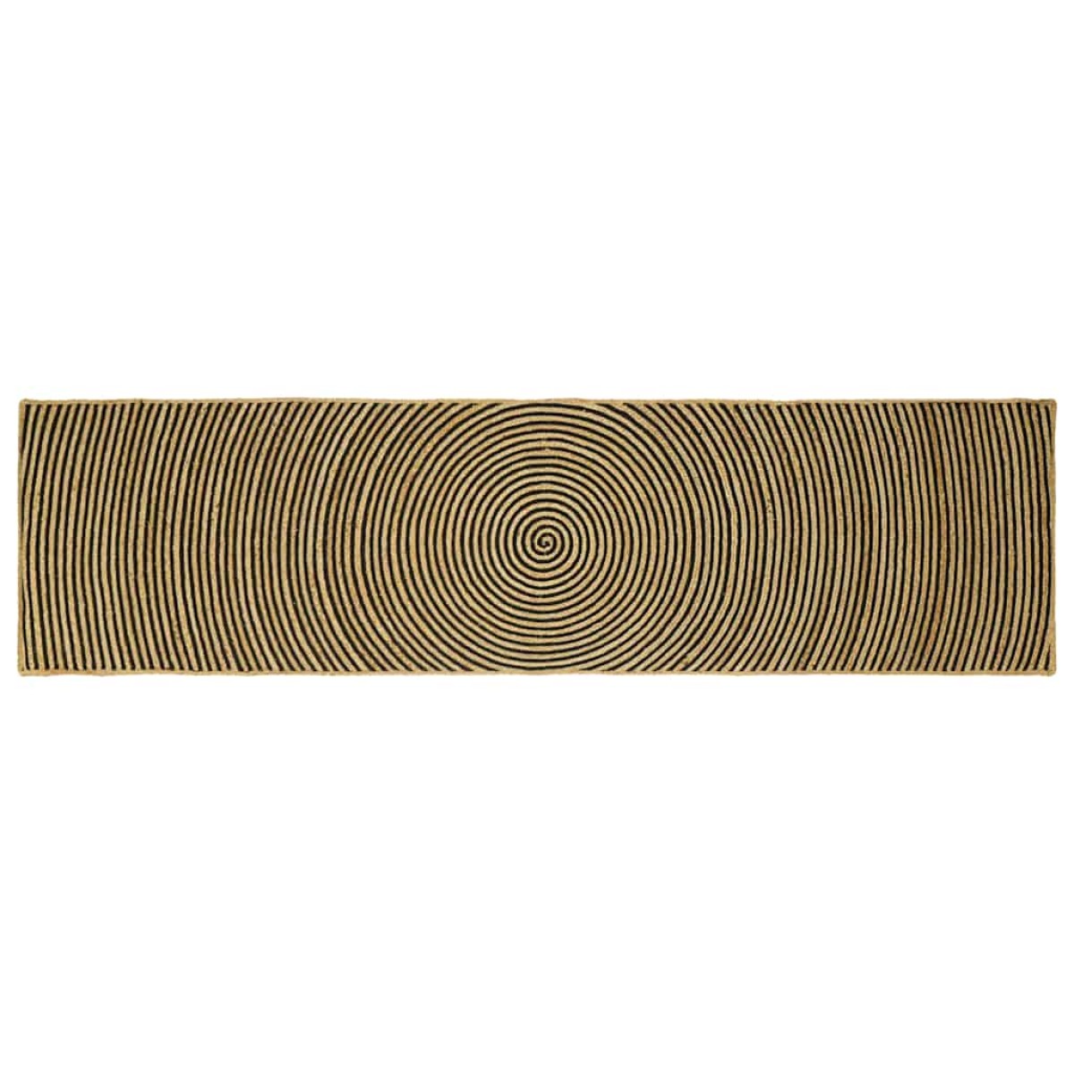 vidaXL Χαλιά χώρου Μαύρο 80 x 300 cm Γιούτα