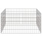 vidaXL Τετράγωνος Κομποστοποιητής 100 x 100 x 50 cm Σίδερο