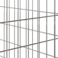 vidaXL Τετράγωνος Κομποστοποιητής 100 x 100 x 50 cm Σίδερο