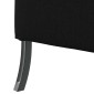vidaXL Καναπές Υψηλής Πλάτης 101cm Μαύρο ύφασμα
