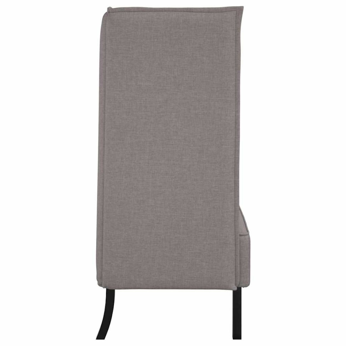 vidaXL Καναπές Υψηλής Πλάτης Taupe 109 x 56 x 121 εκ. ύφασμα