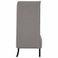 vidaXL Καναπές Υψηλής Πλάτης Taupe 109 x 56 x 121 εκ. ύφασμα