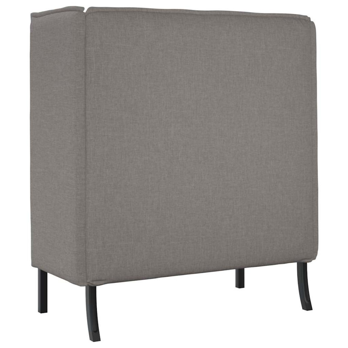 vidaXL Καναπές Υψηλής Πλάτης Taupe 109 x 56 x 121 εκ. ύφασμα