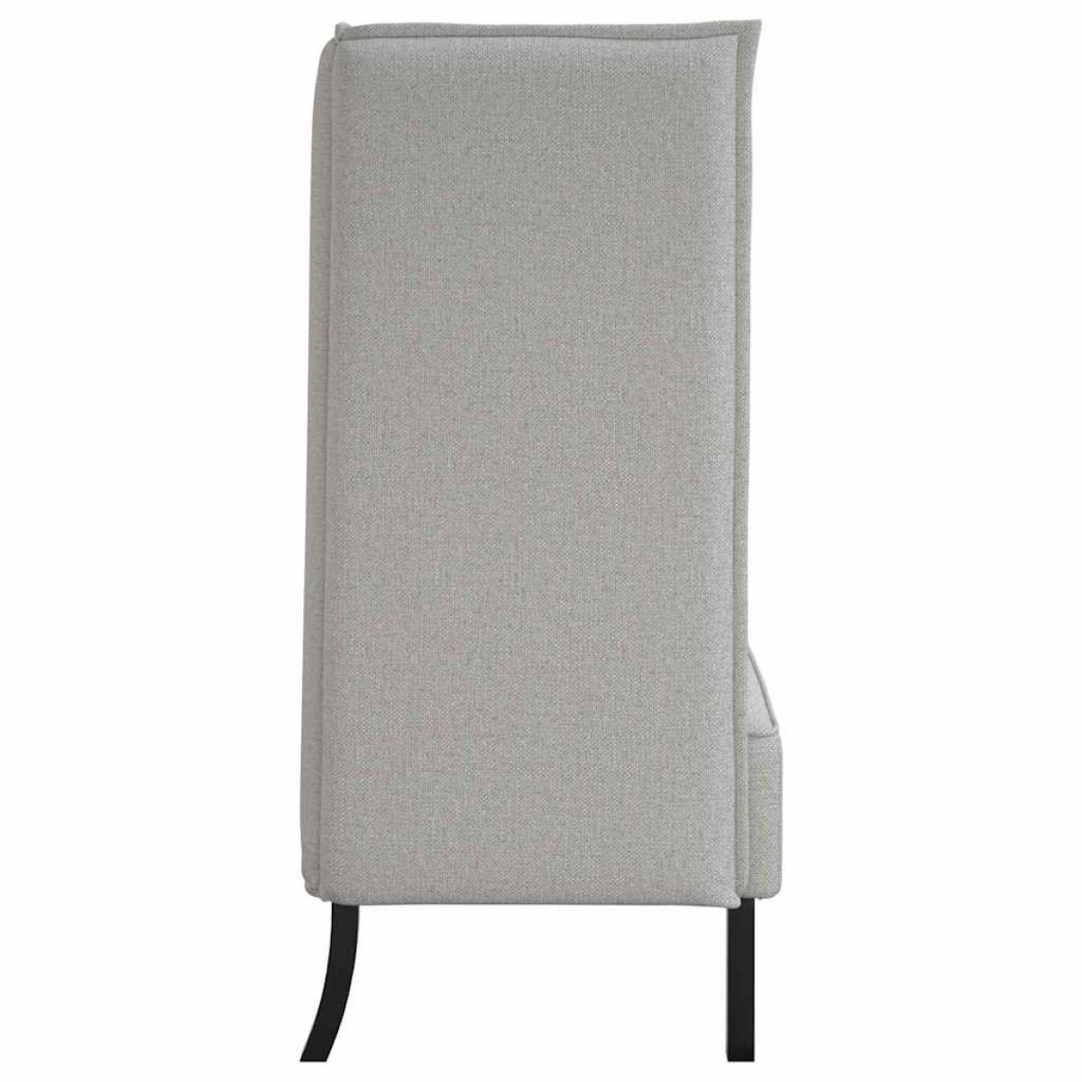 vidaXL Καναπές Υψηλής Πλάτης Σκούρο γκρι 109 x 56 x 121 εκ. ύφασμα