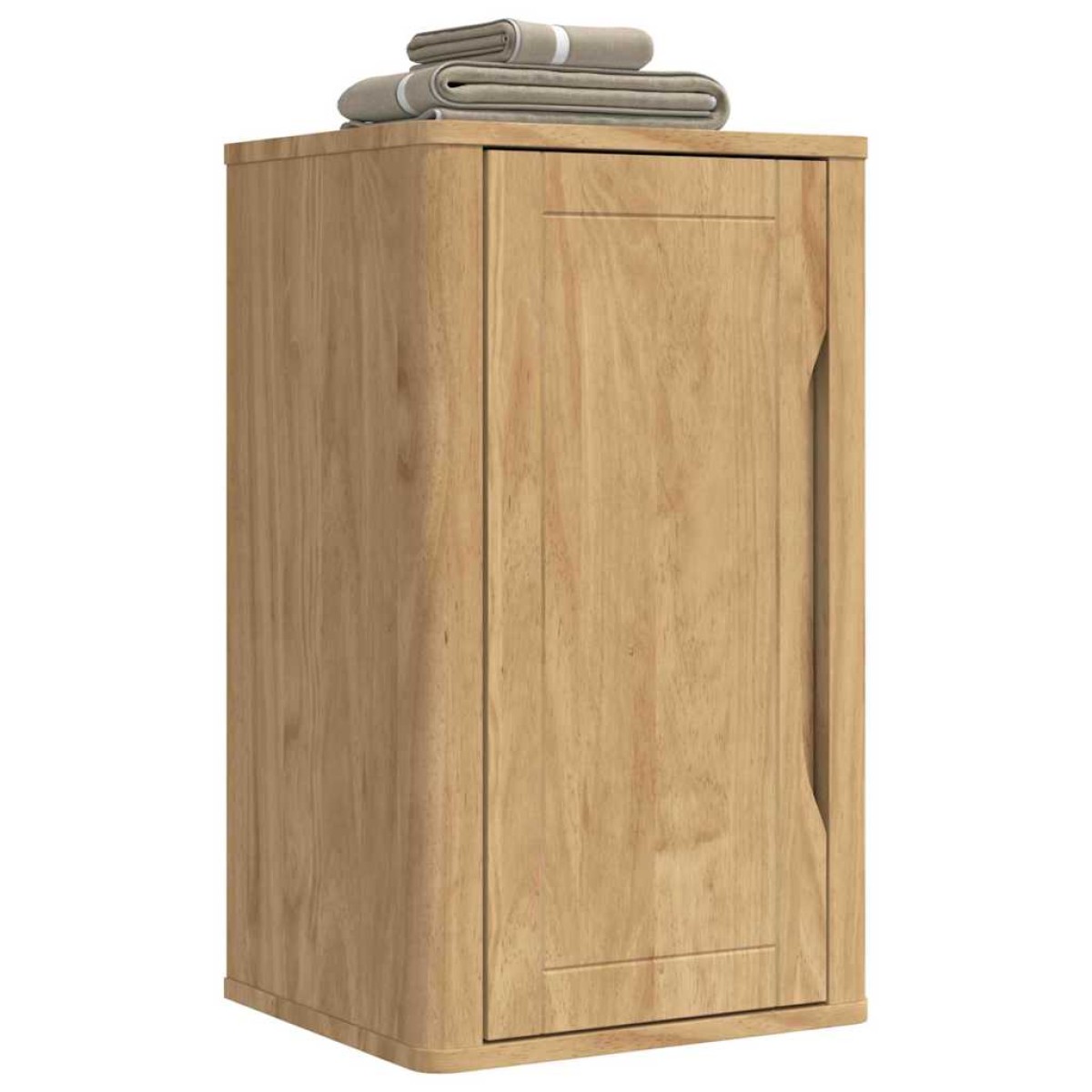 vidaXL Ντουλάπα τοίχου μπάνιου FLORO Κερωτό καφέ 35 x 30 x 60 cm