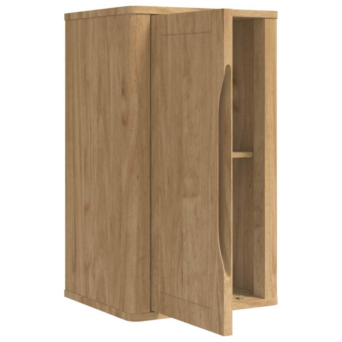 vidaXL Ντουλάπα τοίχου μπάνιου FLORO Κερωτό καφέ 35 x 30 x 60 cm