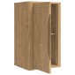 vidaXL Ντουλάπα τοίχου μπάνιου FLORO Κερωτό καφέ 35 x 30 x 60 cm