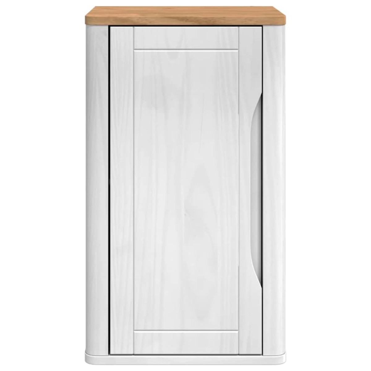 vidaXL Ντουλάπα τοίχου μπάνιου με ράφι FLORO Λευκό 35 x 30 x 60 cm