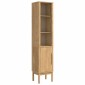 vidaXL Ψηλό ντουλάπι μπάνιου FLORO Κερωτό καφέ 35 x 30 x 160 εκ