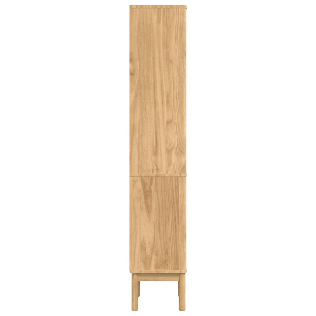 vidaXL Ψηλό ντουλάπι μπάνιου FLORO Κερωτό καφέ 35 x 30 x 160 εκ