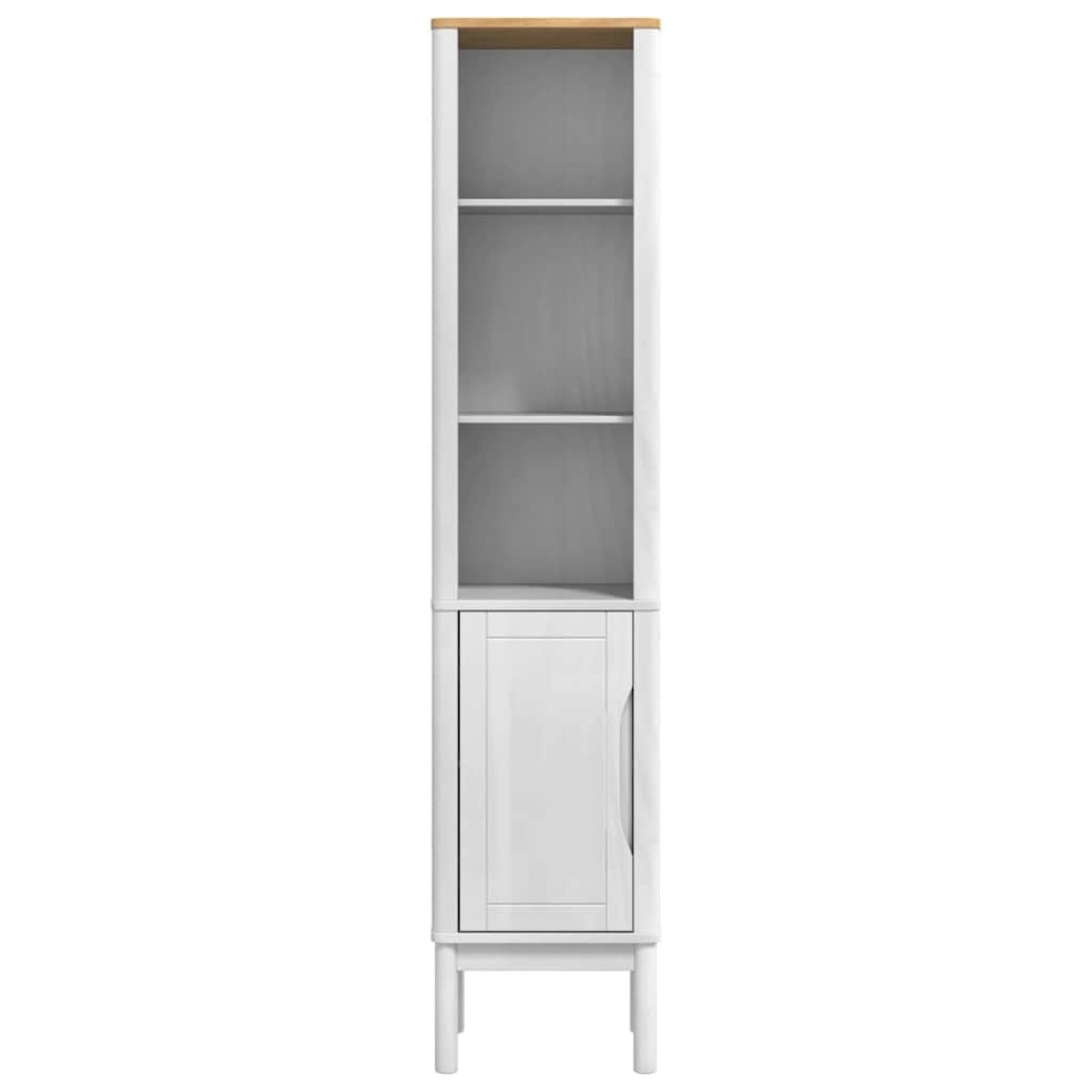 vidaXL Ψηλό ντουλάπι μπάνιου FLORO Λευκό 35 x 30 x 160 εκ