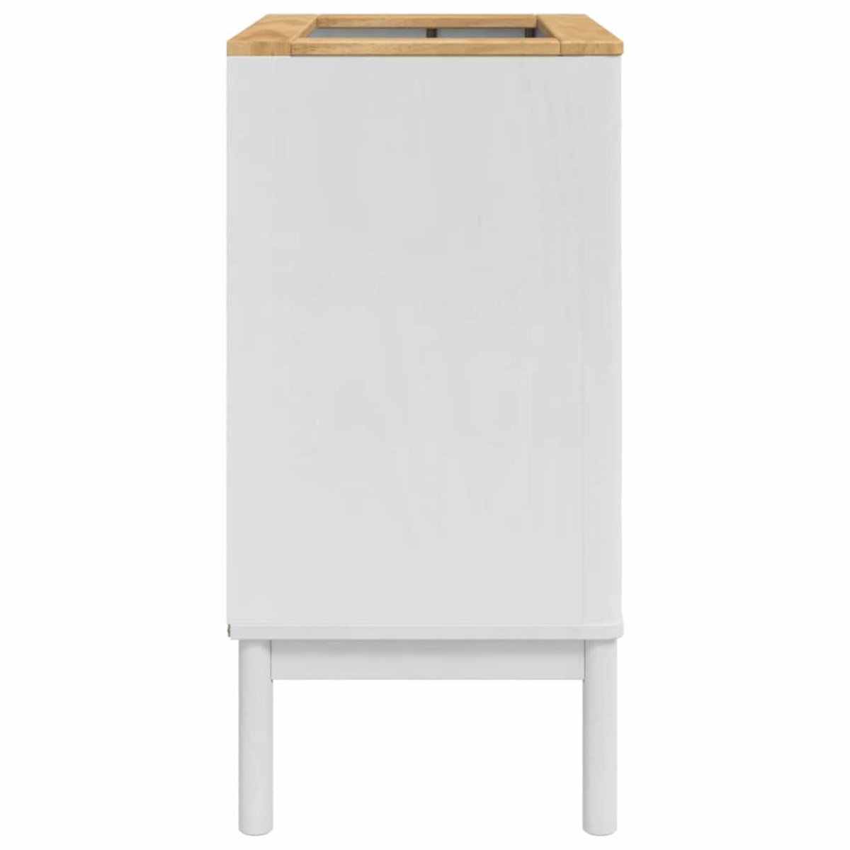 vidaXL Ντουλάπα Νιπτήρα Mπάνιου FLORO Λευκό 60 x 40 x 80 εκ